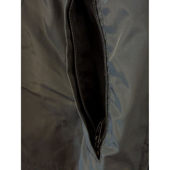 NFL Raiders Pullover Jacket Mens Medium Black Polyester Lightweight - Picture 2 of 9